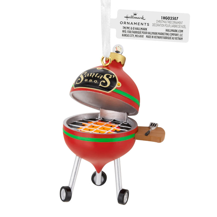 Hallmark Santa's BBQ Grill Christmas Ornament - Grill Parts America