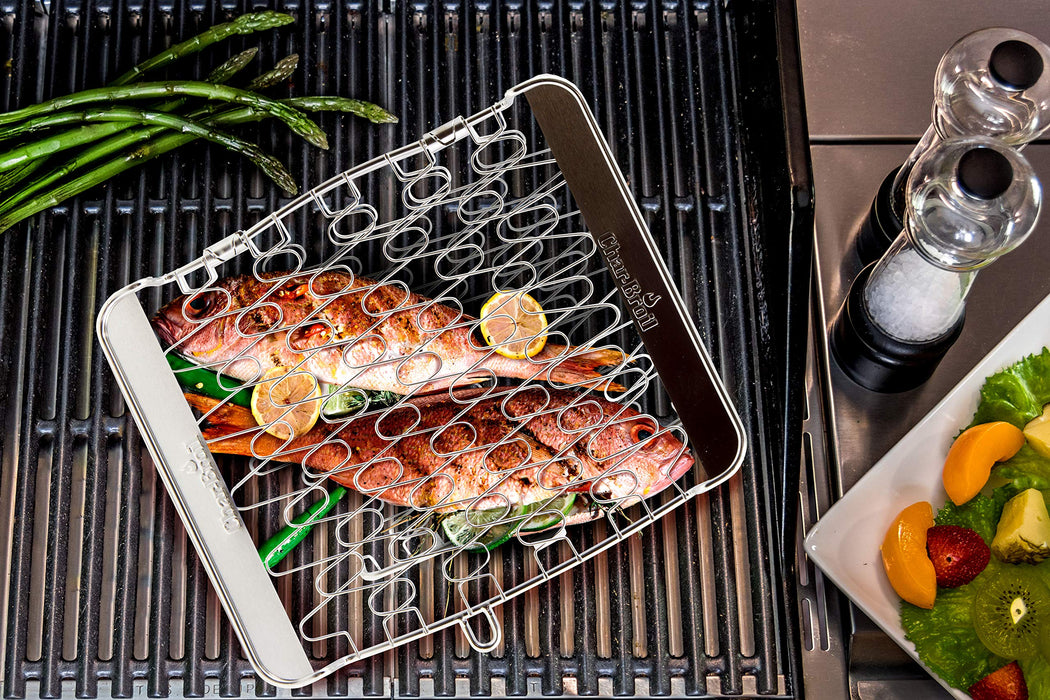 Char-Broil 140536 140 536-Basket, Stainless Steel. Basket, 28x22.5x6.7 cm - Grill Parts America