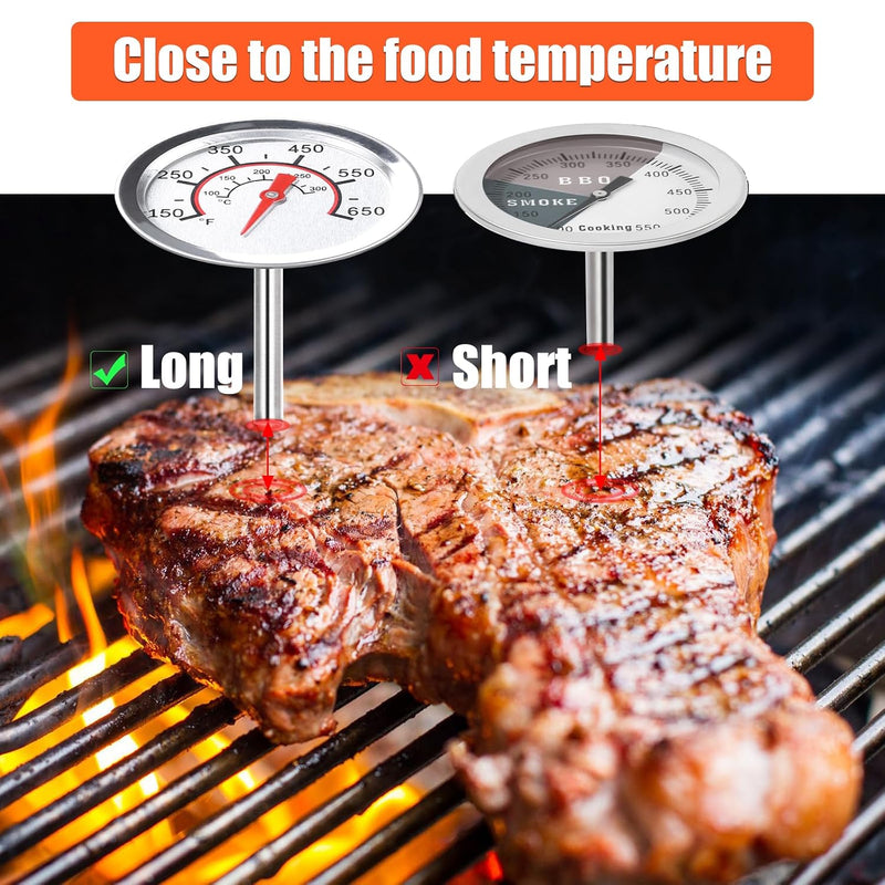 1.85" Lid Temperature Gauge for Most of Char Broil Gas Grills
