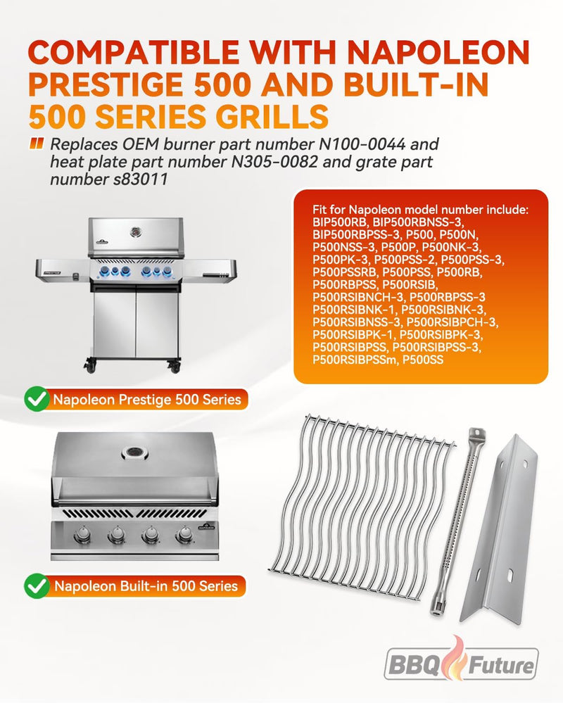 Grill Replacement Parts for Napoleon Prestige 500, Built-In Prestige 500
