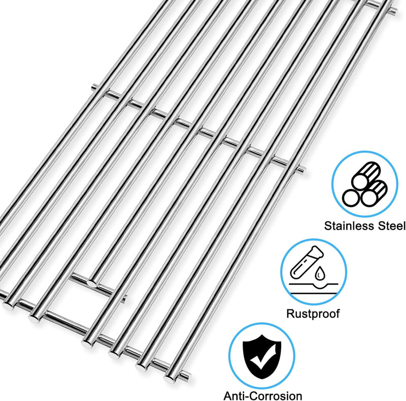 Grill Replacement Parts for Bull 47629 47628 26039 26038 87048 87049 BBQ Grill, 16517 Cooking Grate & 16521 16631 Flame Tamer 16670 16520 Heat Shield & 35717 16516 Grill Burner for Bull Grill