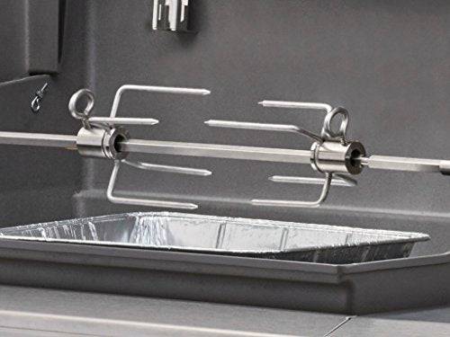 Weber 7652 Rotisserie for Use with Genesis II & II LX 2 & 3 Burner 300 Series Grills - Grill Parts America