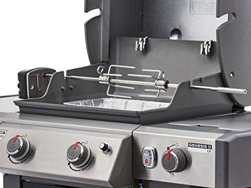 Weber 7652 Rotisserie for Use with Genesis II & II LX 2 & 3 Burner 300 Series Grills - Grill Parts America