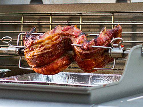Weber 7652 Rotisserie for Use with Genesis II & II LX 2 & 3 Burner 300 Series Grills - Grill Parts America