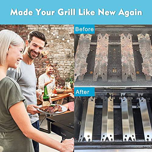 Set of 4 Grill Heat Plates for Brinkmann 810-2410-S - Grill Parts America