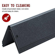 Antree Replacement Flavorizer Bar Porcelain Steel Grill Heat Plate Set of 5 - Grill Parts America