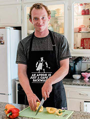 BBQ Grill Apron - Apron is Just a Cape on Backwards - Funny Superhero Apron - Grill Parts America