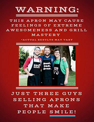 BBQ Grill Apron - Apron is Just a Cape on Backwards - Funny Superhero Apron - Grill Parts America