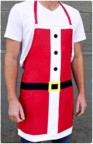 Funny Christmas Apron for Baking, Cooking or BBQ Grilling - 1 Size Fits All - Grill Parts America