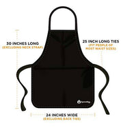 Funny Christmas Apron for Baking, Cooking or BBQ Grilling - 1 Size Fits All - Grill Parts America