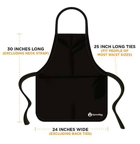 Funny Christmas Apron for Baking, Cooking or BBQ Grilling - 1 Size Fits All - Grill Parts America