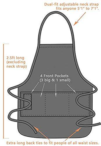 License To Grill - BBQ Grill Apron - Funny Apron - Grill Parts America