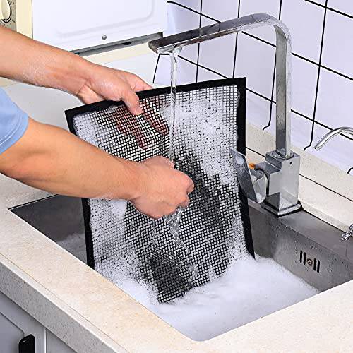 BBQ Mesh Grill Mats 3 Pack, 16" x 13" Non-Stick Grilling Mat - Grill Parts America