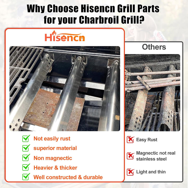 Heat Plates for Char-Broil Advantage 463344015 463432215