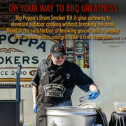 Big Poppa’S DIY Drum Smoker Kit – BBQ Smoker System for 55 Gallon Drums