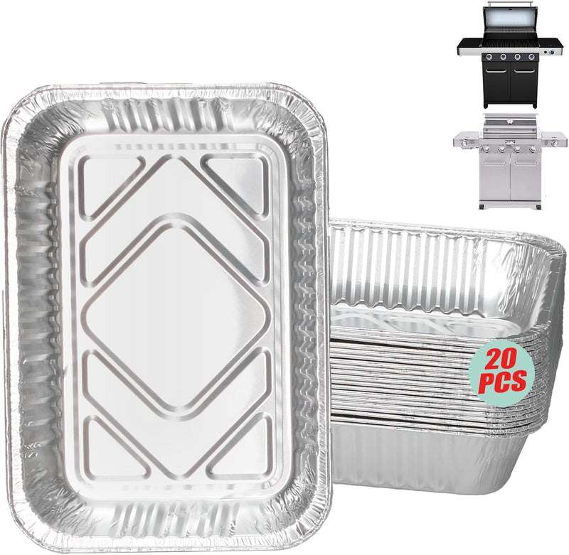 20 Pack Drip Pans Liners for Most Monument Grills 24367 13762 Accessories
