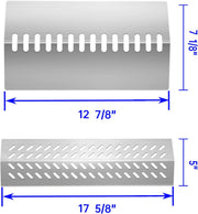 Grill Flame Tamer Heat Plates Heat Shield BBQ Gas Grill Replacement Parts for Bull 16520, 16631, Brahma 57568, Angus 47629, Outlaw 26039, Lonestar Select 87048, Steer Premium 69008, 69009