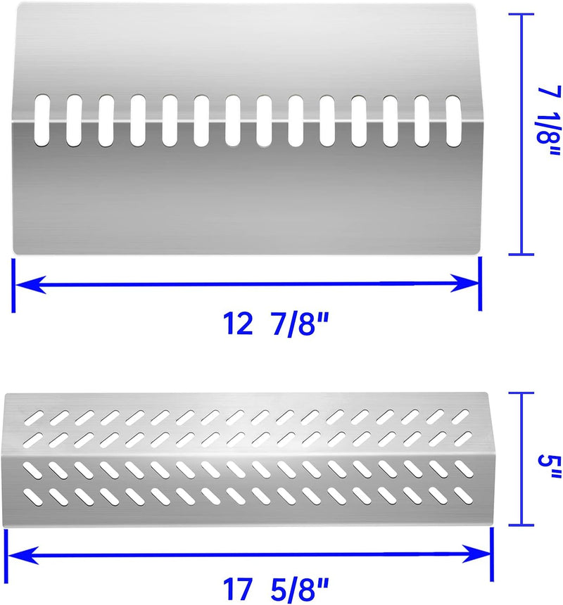 Grill Flame Tamer Heat Plates Heat Shield BBQ Gas Grill Replacement Parts for Bull 16520, 16631, Brahma 57568, Angus 47629, Outlaw 26039, Lonestar Select 87048, Steer Premium 69008, 69009
