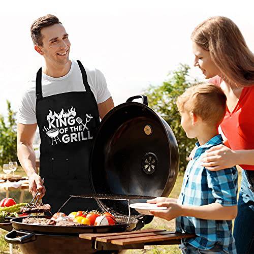 Banana King Funny Aprons for Men,Boyfriend, Fiance-King of The Grill-Husband Gifts from Wife-Mens Aprons for Cooking Funny-Personalized Aprons for Dad-Bbq Aprons for Father's Day,Birthday, Christmas - Grill Parts America