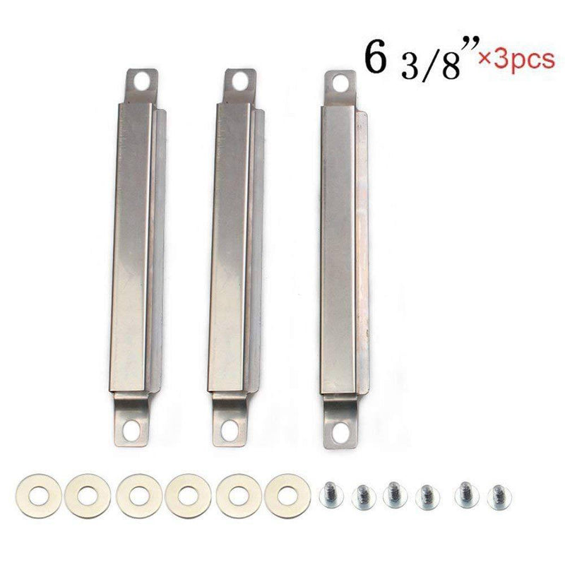 Bar.b.q.s CT592 (3-pack 6 3/8") Stainless Steel Cross Over Burner for Select Gas Grill Charbroil, Kenmore and Others - Grill Parts America