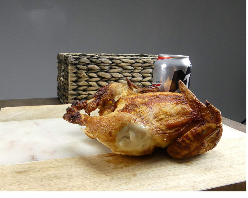 Bayou Classic 0880-CS Stainless Steel Beercan Chicken Rack, Silver - Grill Parts America