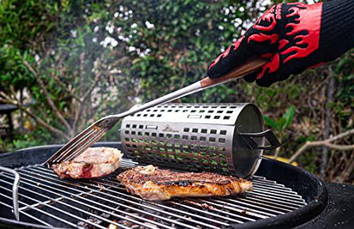 BBQ Dragon Rolling Grill Basket BBQ Dragon Rolling Grill Basket