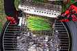 Rolling Grill Basket - Heavy Duty Vegetables & Fish Grill Basket - Grilling Basket for Kabobs, Veggies & Shrimp - Perfect Grilling Gifts for Men - BBQ Grill Accessories for Outdoor Grill - Grill Parts America