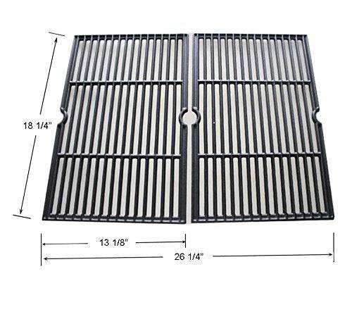 Char-Broil Gas Grill Replacement Rebuild Kit-Porcelain Coated Cast Iron Cooking Grill Grates and Porcelain Steel Heat Plates - Grill Parts America