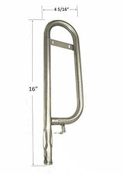 BBQ funland 1-PAIR Curved Stainless Steel Burner Replacement for Gas Grill Model Dyna-Glo DGP350NP - Grill Parts America