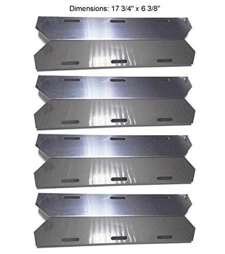 BBQ funland SH1231 (4-Pack) Stainless Steel Heat Plate, Heat Shield - Grill Parts America
