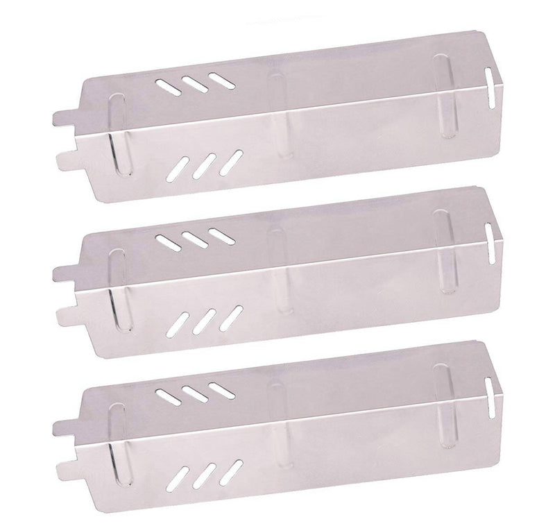 BBQ funland SH1561(3-Pack) Stainless Steel Heat Plate, Burner Cover, and Flavorizer Bar Replacement for Gas Grill Model Backyard Grill BY13-101-001-11 - Grill Parts America