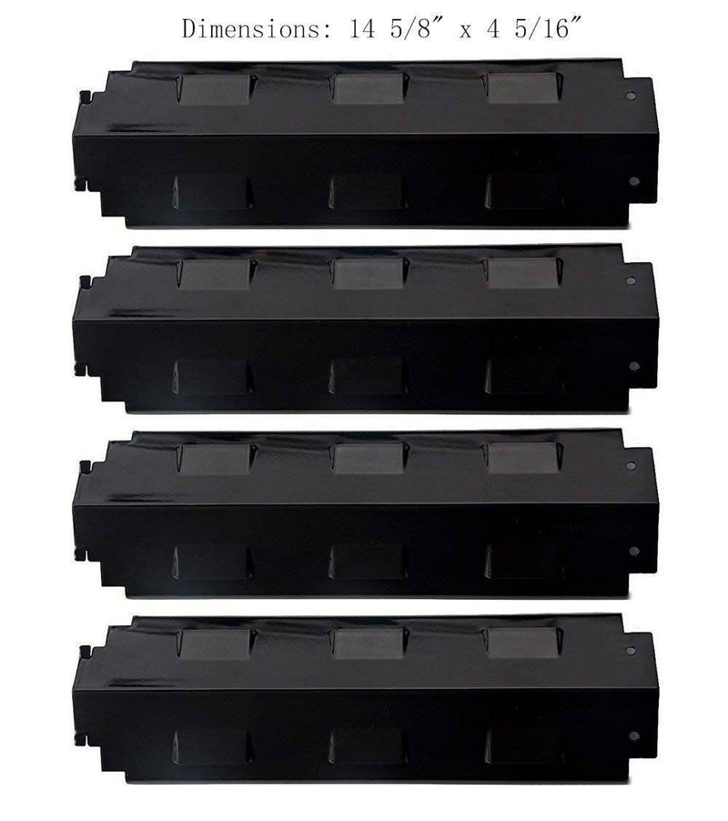 BBQ Mart PP8741 (4-pack) Porcelain Steel Heat Plate, Heat Shield, Heat Tent - Grill Parts America