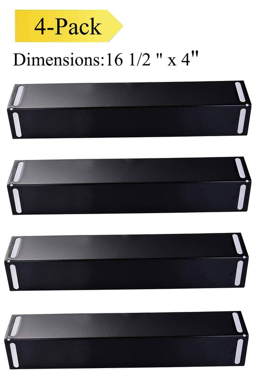 Votenli P9215A (4-Pack) Porcelain Steel Heat Plate, Heat Shield Replacement - Grill Parts America