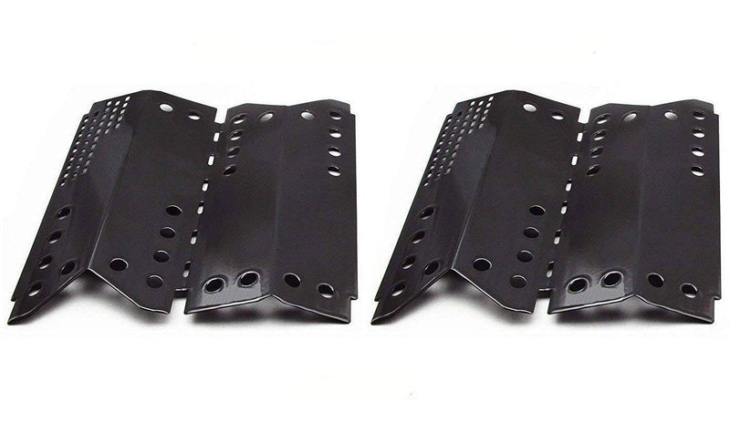 Porcelain Steel Heat Plates (2-Pack) , Heat Shield, Heat Tent, Vaporizor Bar - Grill Parts America