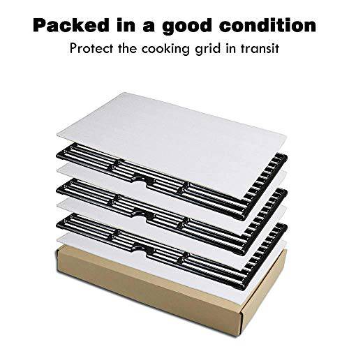 BBQMall Porcelain Enameled Cast Iron Grill Cooking Grates - Grill Parts America