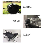 BBQSTAR Grill BBQ AC Rotisserie Motor Replacement 4 Watt 22 lb. Load 36-inch Long - Grill Parts America