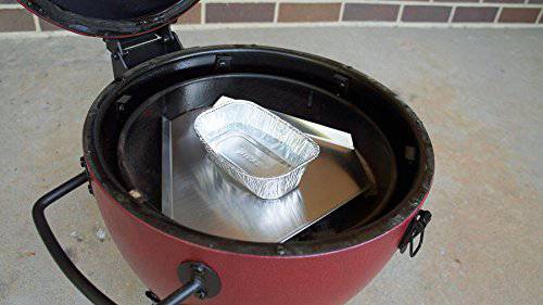 BBQube Heat Deflector Drip Pan for Akorn Kamado Kooker - Thumbnail 4