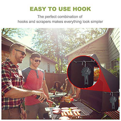 Bchoice Stainless Steel BBQ Grill Scraper Brushes - Non-bristles Grill Brush - Grill Parts America