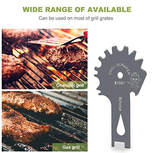 Bchoice Stainless Steel BBQ Grill Scraper Brushes - Non-bristles Grill Brush - Grill Parts America