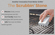 BETTER GRILLIN' Scrubbin Stone Grill Cleaner-Scouring Brick/Barbecue Grill Brush/Barbecue Cleaner for BBQ, Griddle, 2pk - Grill Parts America