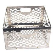 Blissun Charcoal Basket, Firebox Basket, Smoker Pit, Silver - Grill Parts America