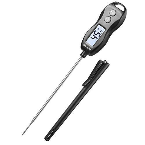 BRAPILOT Digital Food Thermometer - FT200 Instant Read Probe Thermometer - Grill Parts America