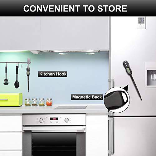 BRAPILOT Digital Food Thermometer - FT200 Instant Read Probe Thermometer - Grill Parts America