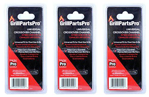 Brinkmann Set of Four Stainless Steel Heat Plates and Three Crossover channels - Grill Parts America