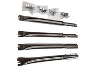 Brinkmann Set of Four Stainless Steel Replacement Burners for Charbroil, Kenmore and Master Chef BBQ Grill Models - Grill Parts America