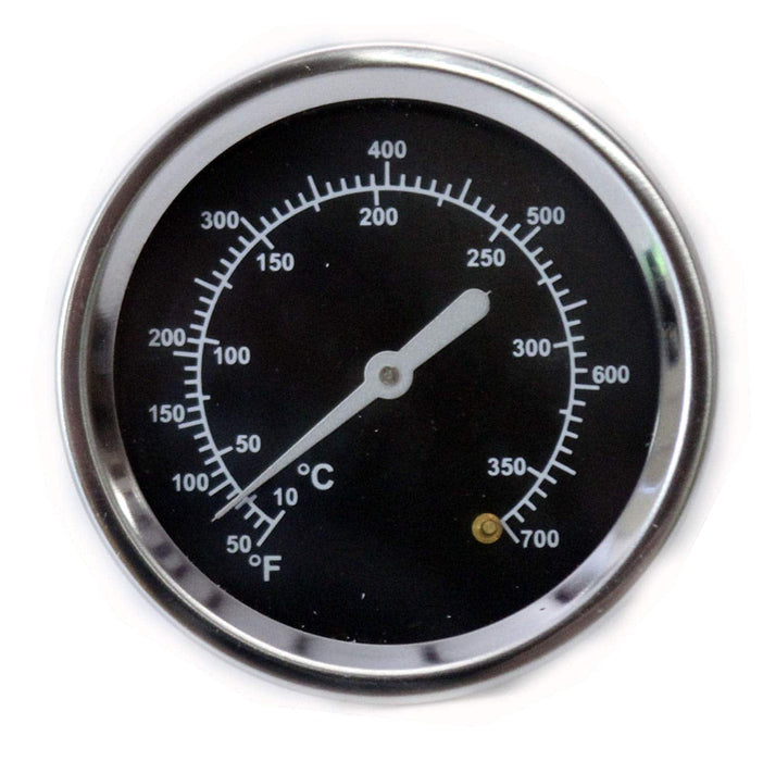 Brinkmann UNIVERSAL BBQ Replacement Grill Temperature Dome Gauge, Stainless Steel - Grill Parts America