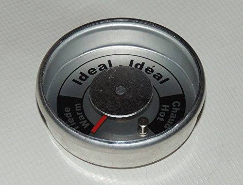 Brinkmann Upright Smoker Temperature Gauge All-In-One Round W/ tabs 072-0006-0 - Grill Parts America