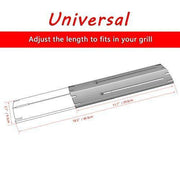 Set of 5 BBQ Gas Grill Pocelain Coated Steel Heat Plates for Brinkmann and Charmglow Grill models - Grill Parts America