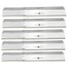 Set of 5 BBQ Gas Grill Pocelain Coated Steel Heat Plates for Brinkmann and Charmglow Grill models - Grill Parts America
