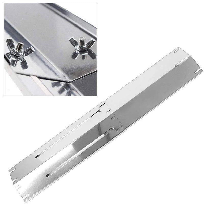 Set of 5 BBQ Gas Grill Pocelain Coated Steel Heat Plates for Brinkmann and Charmglow Grill models - Grill Parts America